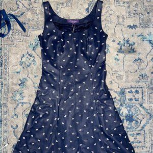 Luiza Leather Dress- Ralph Lauren